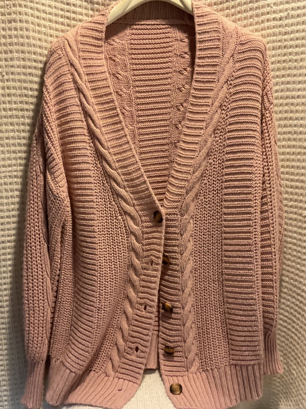 Pink cardigan large